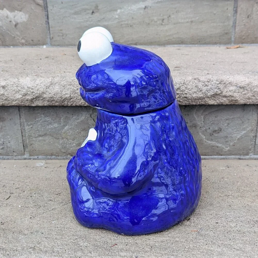 Cookie Monster Vintage Ceramic Cookie Jar